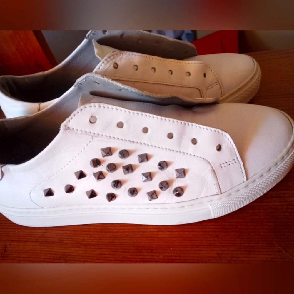 Ladies Italian Leather Sneakers